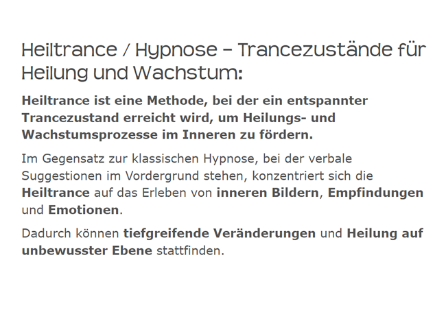 Heiltrance, Fernheilung & Fernheiler für 71287 Weissach